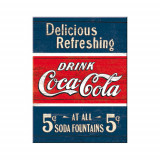 Magnet - Coca-Cola - Delicious Refreshing, Nostalgic Art Merchandising