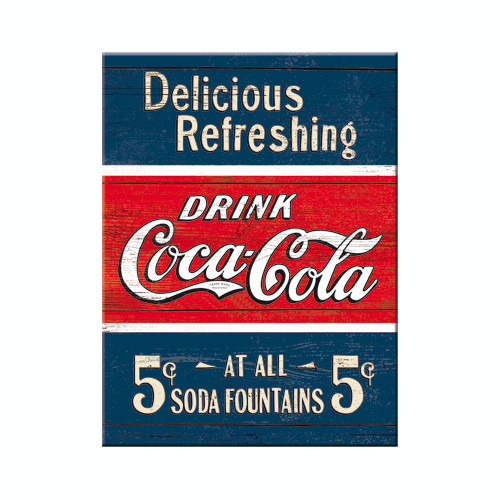 Magnet - Coca-Cola - Delicious Refreshing