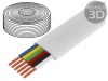 Cablu Telecomunicații Litat Alb 100m CCA CM06W, Logilink