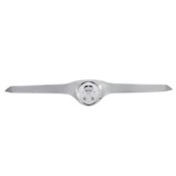 Ornament grila radiator Skoda Superb (3t), 06.2008-06.2013, Cromat, Partea Superioara,