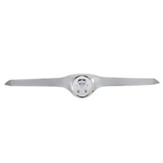 Ornament grila radiator Skoda Superb (3t), 06.2008-06.2013, Cromat, Partea Superioara,