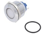 Lampa LED albă 12V &Oslash;22mm alamă