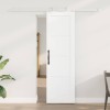 Ușă glisantă cu set de hardware &#039;ORKDAL&#039;Alb Lemn Masiv Pin