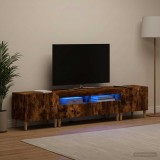 Cumpara ieftin Set de 3 piese pentru TV cu LED DELFT Stejar fumuriu