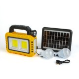 Lampa multifunctionala de mana cu panou solar, USB-C, 6 moduri de iluminare, 8 LED-uri, 3600 mAh Best CarHome, Phenom