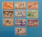 SUA. lot fiscale,taxa pe vanatoare 1945-1956-stampilate-