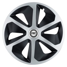 Set 4 capace roti Roco Gri-Negru R17 pentru gama auto Fiat