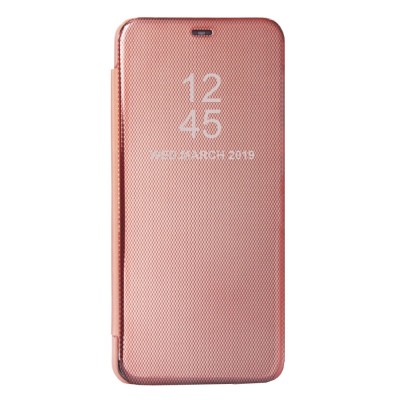 Husa SAMSUNG Galaxy S10 Plus - Flip Wallet Clear Stripes (Roz) Blister foto