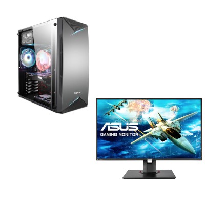 Sistem complet GAMING ASUS, Intel Core i7-6700, 3.40 GHz, HDD: 256 GB, RAM: 16 GB, video: Intel HD Graphics 530, ATI RADEON RX 580, TOWER + Monitor A foto