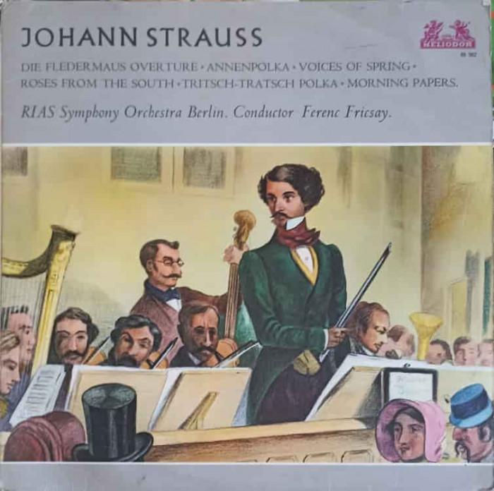 Disc vinil, LP. Johann-Strauss-Klange (Fledermaus-Ouverture, Annenpolka, Fruhlingsstimmen, Rosen Aus Dem Suden,