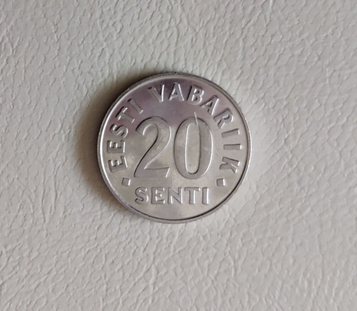 Estonia - 20 senti (1997) - monedă s218