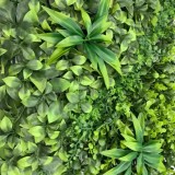 Panou verde artificial 60x40 cm &ndash; perete vegetal decorativ (plastic)