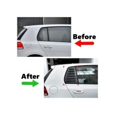 Set Ornamente protectie geam spate compatibil Volkswagen Golf 6 MK6 Hatchback 2009-2012