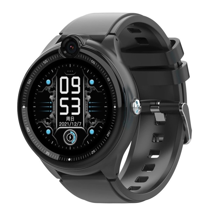 Ceas Smartwatch Pentru Copii, Wonlex KT26, Negru, Nano SIM 4G, Functie telefon, Intercom, Apel video, Contacte, Istoric apeluri, Buton SOS