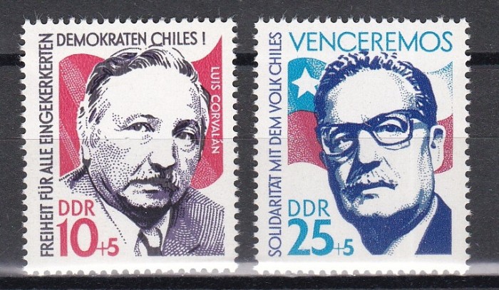 Germania RDG 1973 - Solidaritatea Chile, MNH