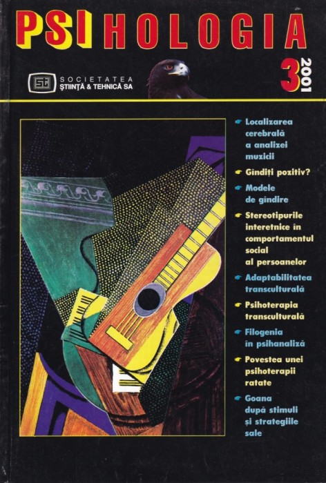 Psihologia, numarul 3, 2001
