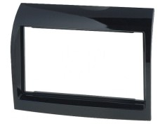 Cadru radio 2 DIN negru luciu pentru Citro&amp;euml;n, Fiat, Peugeot foto