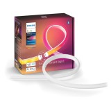 Extensie banda LED inteligenta Philips Hue, 1 metru, lumina alb+color - RESIGILAT