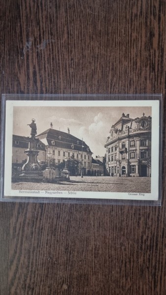 Carte Postla - Sibiu. Piata Mare