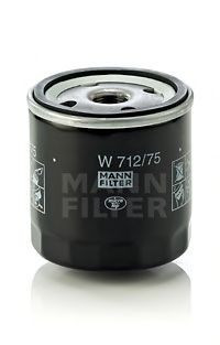 Filtru ulei Mann W712/75 Opel Astra G, Vectra B, Astra F, Antara, Astra H, Combo, Frontera, Meriva, Tigra, Vectra C, Zafira A, Zafira B, Saab 9-3, Ch foto