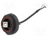 Conector USB B, {{Subtip conector}}, 4 pini, BULGIN - PX0849/B