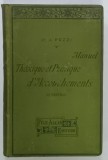 MANUEL THEORIQUE ET PRATIQUE D ' ACCOUCHEMENTS par ADRIEN POZZI , 1899