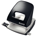 Perforator hartie 2 perforatii 30 coli metal Leitz series 5008 Perforator metalic Leitz Style NeXXt Series 5006 30 coli negru satin