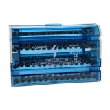 Bloc de distributie electrica 125A, 4 poli, 4x15 cai, Plastim PDB415