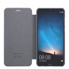 Husa Tip Carte Flip Sparkle Nillkin Huawei Mate 10 Lite Gri foto