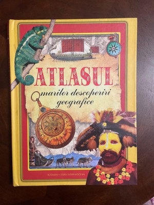 Album de lux ATLASUL MARILOR DESCOPERIRI GEOGRAFICE foto