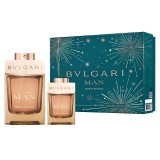 Bvlgari Man Terre Essence - Set Cadou (Apa de Parfum 100 ml + Apa de Parfum 15 ml), Barbati