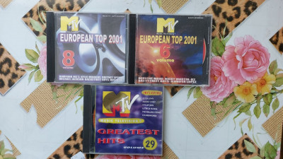 CD MTV EUROPEAN TOP , LOT 3 CD-URI AUDIO . foto