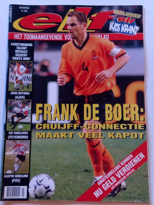 Revista fotbal - &quot; ELF &quot; (nr. 3/2002) poster Markus ALLBACK