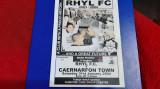 Program FC Rhyl - Caernarfon Town