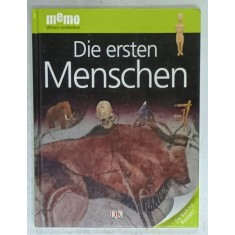 DIE ERSTEN MENSCHEN ( PRIMII OAMENI ) , TEXT IN LIMBA GERMANA , LIPSA POSTER