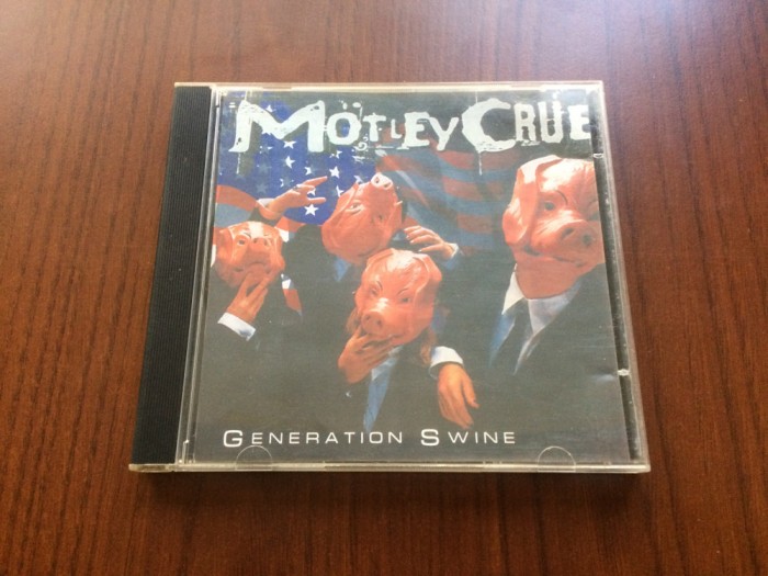 motley crue generation swine 1997 album cd disc muzica heavy metal rock glam VG+