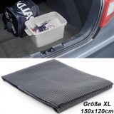 Covor antiderapant pentru portbagaj, protectie pentru zona de &icirc;ncarcare, universal XL 150x120cm, negru Performance AutoTuning