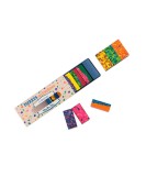 Cuburi cerate multicolore pentru desen Moulin Roty