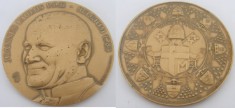 Placheta veche JOANNES PAULUS II BELGIUM 1985 foto