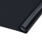 Folie fereastra, 5 buc., statica mata, neagra, PVC