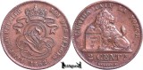 1862, 2 Centimes - Leopold I - Regatul Belgiei, Europa