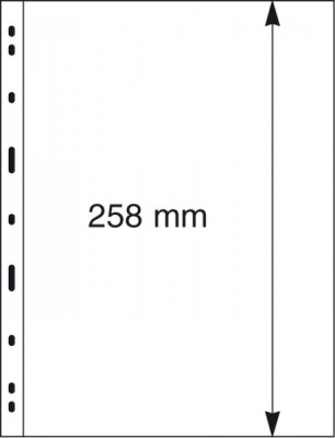 Lindner Uniplate 091 transparent PVC foi pentru banknote - 5 buc. foto