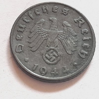Germania Nazistă 5 reichspfennig 1944 D (Munchen) foto