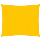 Cumpara ieftin Panza parasolar, galben, patrat, 4x4 m HDPE, 160 g/m&sup2;