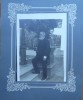 Foto Costica Lenghen Braila pe carton gros, cu autograf B. Marinescu din Braila, 14 februarie 1914