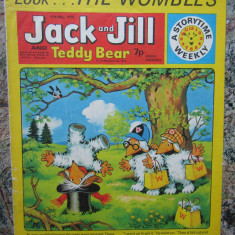 JACK AND JILL AND TEDDY BEAR , `REVISTA CU BENZI DESENATE PENTRU COPII 1975 MAY