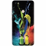 Husa silicon pentru Xiaomi Redmi Note 5A, Abstract Color Bottles Splash
