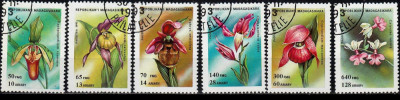 MADAGASCAR , MALAGASY 1993 - FLORA , FLORI ,TIMBRE STAMPILATE foto