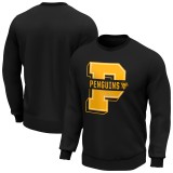 Pittsburgh Penguins hanorac de bărbați College Letter Crew Sweatshirt - S, Fanatics Branded