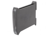 Carcasă pentru șină DIN gri &icirc;nchis 101x17.5x119 mm